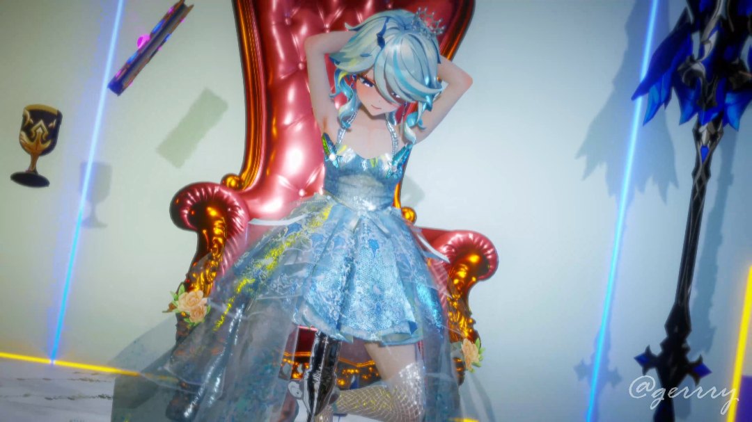 【3d/步兵动画】原神 芙宁娜 阿黑颜精通【口交 中出 多体位 爆操 黑丝 】-第5张图片-萌站