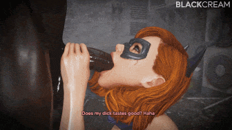 [3D动画/BlackCream] 3月新作：Batgirl X BBC 蝙蝠少女 性感御姐在黑色巨根抽插下逐渐堕落 -第2张图片-萌站