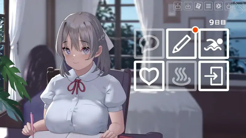  [SLG/汉化] 夏色课程～最后的夏天时光 机翻汉化版+存档 [1.3G]-第2张图片-萌站