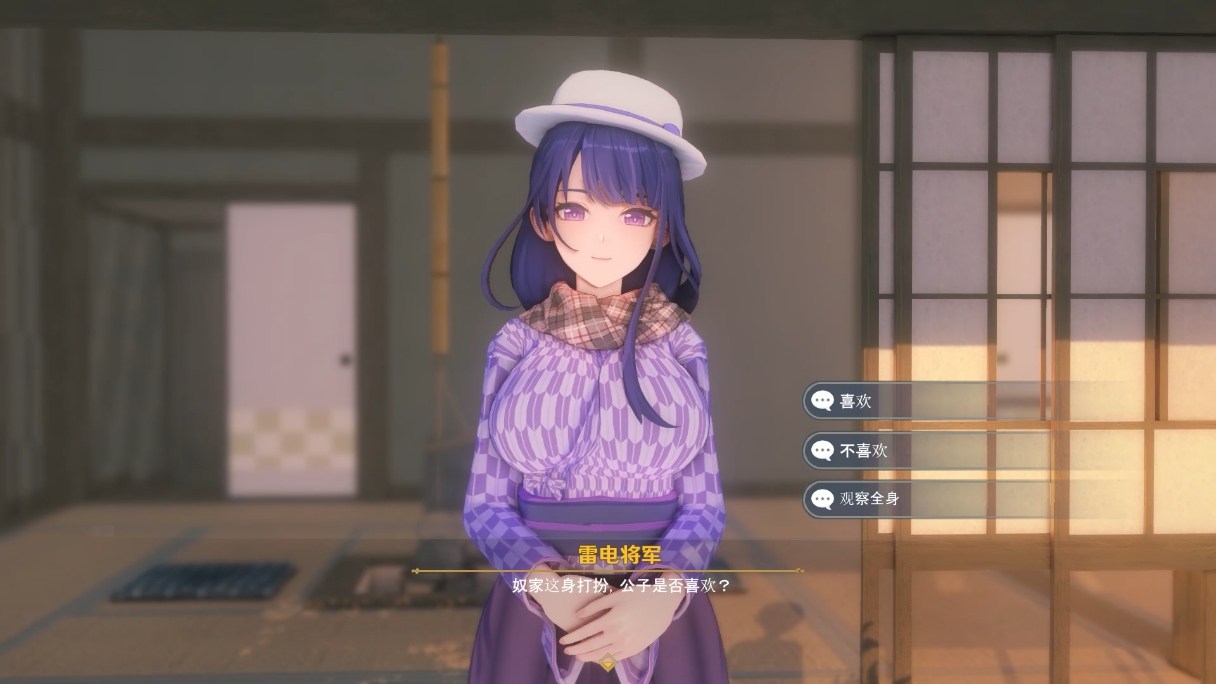 原神雷电将军 情人节的特殊服务