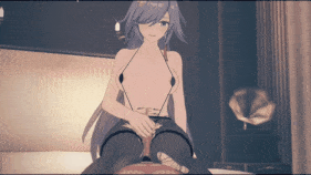 【巨乳 黑丝 兔女郎 腿交 骑乘 后入 爆操 爆射 中出】新作-[崩坏]have fun with fuhua，药效过了不阻止我反而主动和我做爱吗，符华你这骚货。