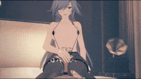 【巨乳 黑丝 兔女郎 腿交 骑乘 后入 爆操 爆射 中出】新作-[崩坏]have fun with fuhua，药效过了不阻止我反而主动和我做爱吗，符华你这骚货。-第10张图片-萌站