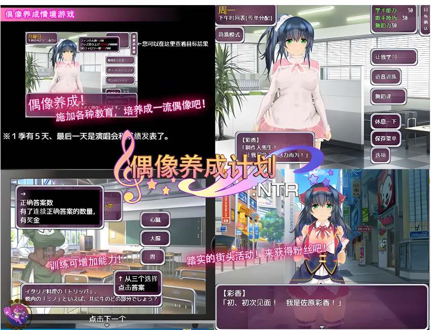 【日系/SLG/精品/官中/可纯/可绿/PC/安卓】偶像养成计划NTR アイドルプロジェクトNTR 官方中文版+作弊全回想【997M】【序号1038】