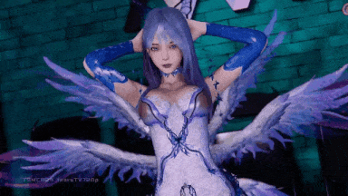 [3D动画/VAM精品同人] 天使没翅膀：蓝蝶 嘍嘎搖 后入爆肏性感苗条美女 -第5张图片-萌站