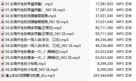 【中文音声/6集合集/759M】【吾家有女】樓上的女兒想要你的愛【cv：葉月】