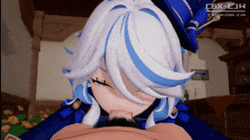2K-【萝莉 乳摇 口交 吞精 骑乘 后入 爆操 爆射 中出】新作-[CBX-CJW]-Fenina-Genshin Impact-芙宁娜-第3张图片-萌站
