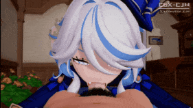2K-【萝莉 乳摇 口交 吞精 骑乘 后入 爆操 爆射 中出】新作-[CBX-CJW]-Fenina-Genshin Impact-芙宁娜-第10张图片-萌站