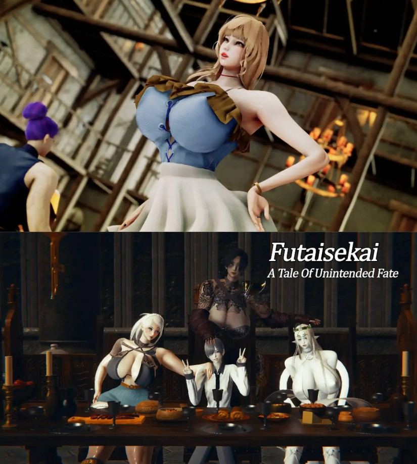  【扶她SLG/汉化/动态】二井会：意外命运的故事v0.23 AI版【PC/4.5G】Futaisekai – A Tale of Unintended Fate [v0.23]-第2张图片-萌站