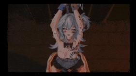 【巨乳 黑丝 兔女郎 骑乘 后入 爆操 爆射 喷潮 中出】新作-【GirlsFrontline】【少前：云图】【QOS】性爱人形改造——芙洛伦的媚黑指令覆写-第15张图片-萌站