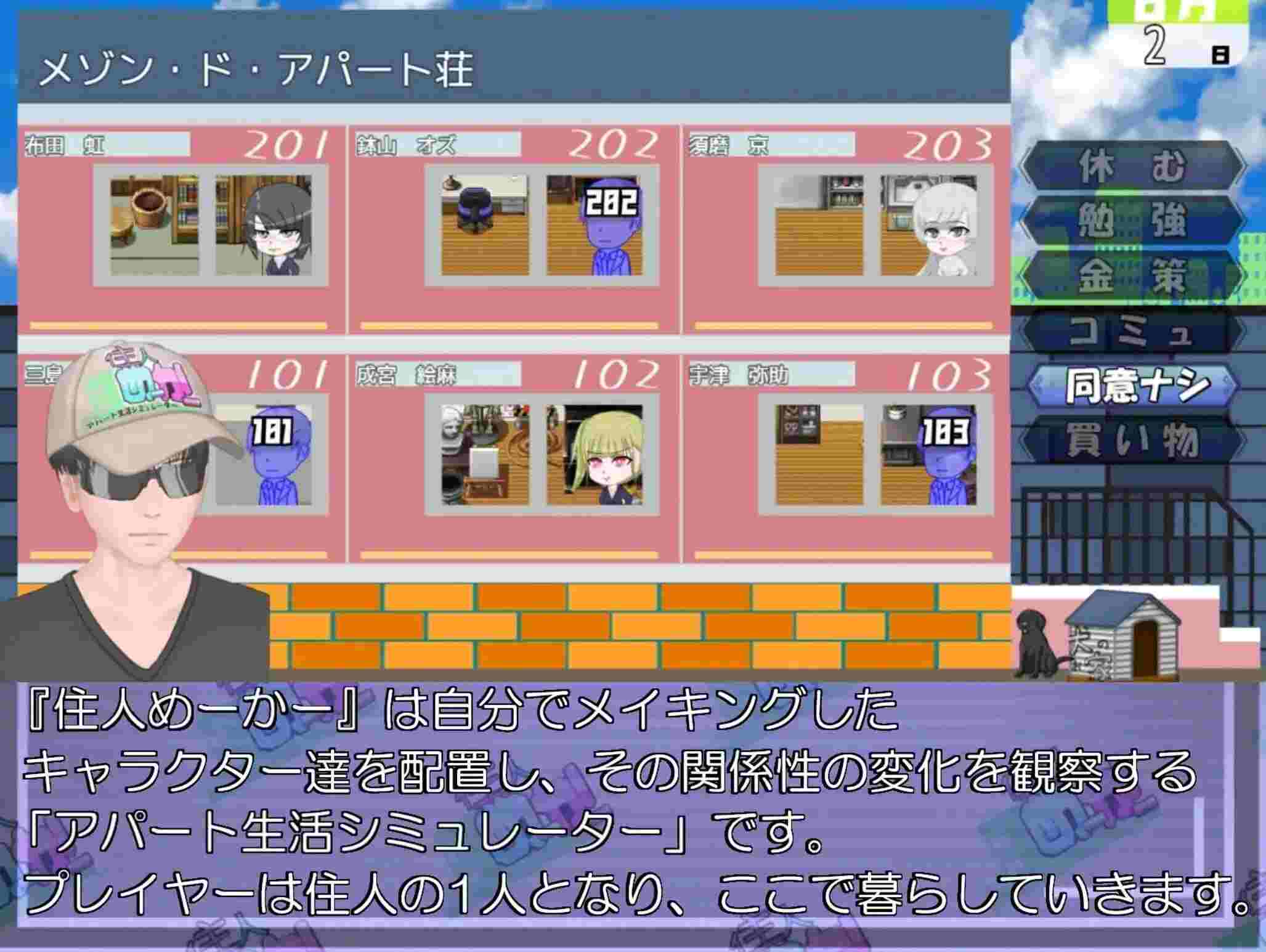 【日式/SLG/AI汉化/3D】 居民生成器 住人めーかー ver1.01 AI汉化版【500M新作】【序号1079】