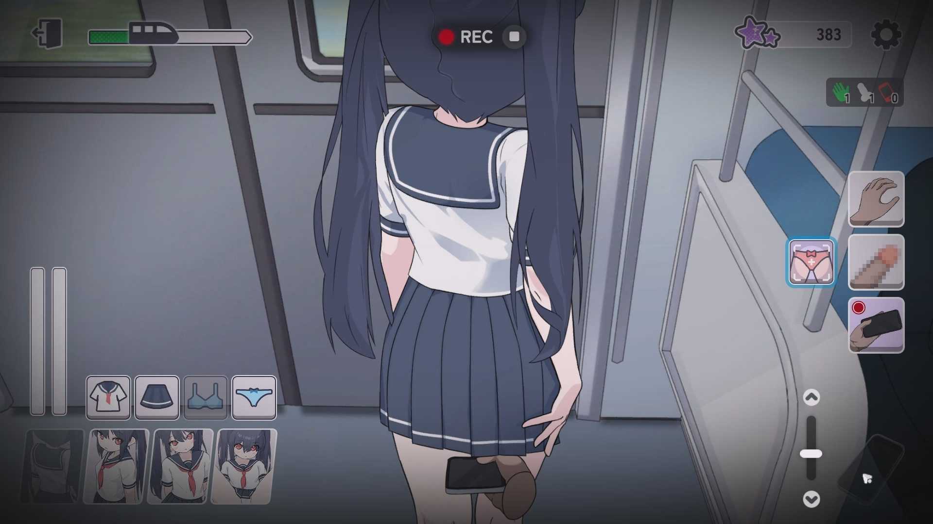 [互动SLG/动态/新汉化/PC] 通勤电车、被偷拍的少女 通勤電車、盗撮される少女 AI汉化-第2张图片-萌站