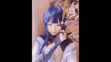 [AV/自拍/美女]悪魔的にカワイイ逆バニーの巨乳レイヤーみつ-第2张图片-萌站