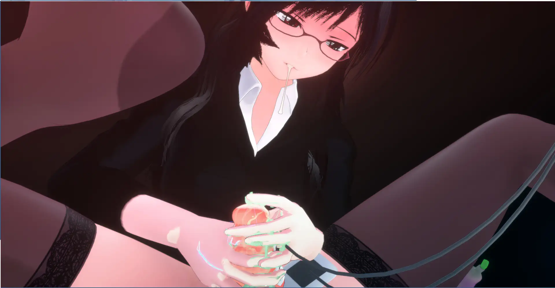 【DLsite 官中/动态/CV/连续高潮/3D作品/耳环/装饰品/玩具/女教师/丝袜/潮吹/系列】【中英日】27岁女教师 日常一幕 第1章 【PC/RJ01382571/社团名：GT-Four】
