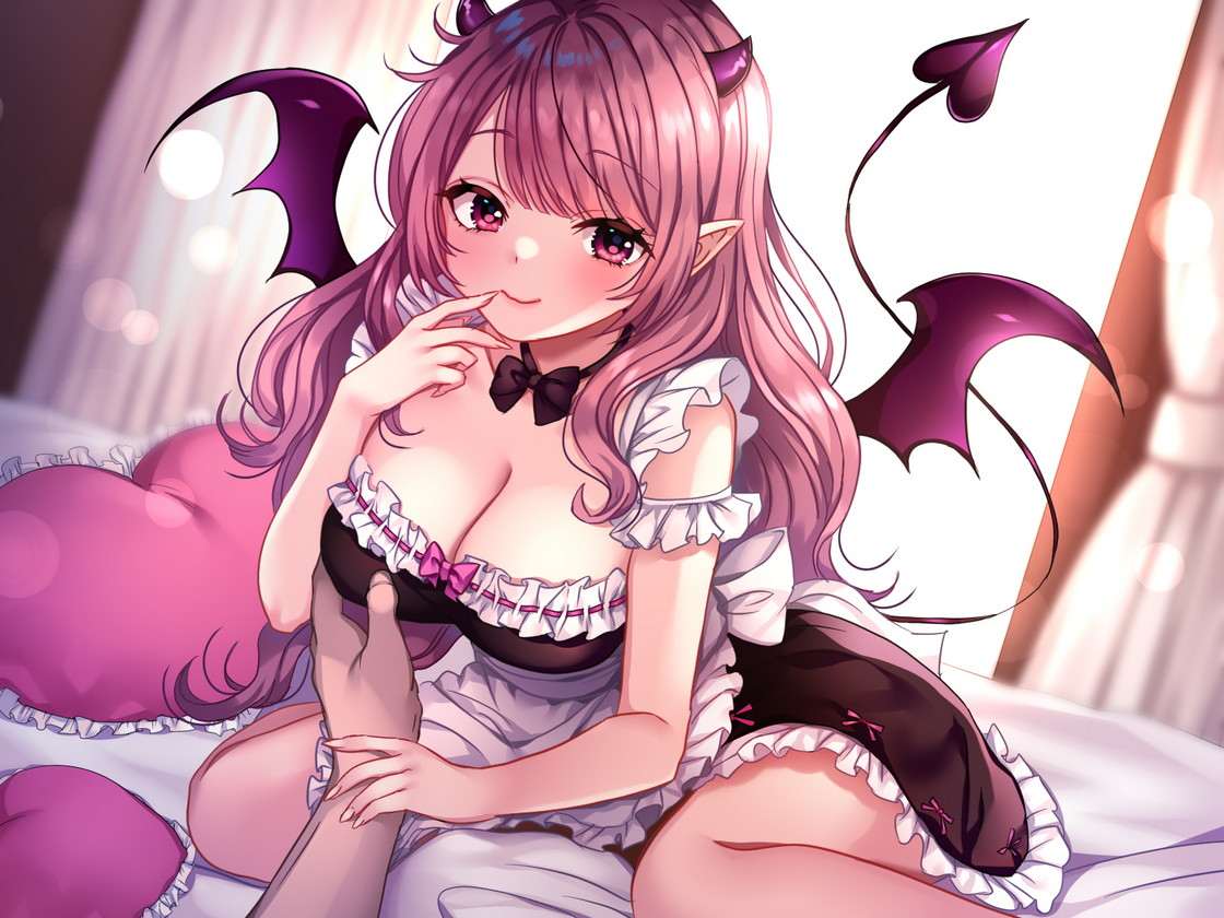 【魅魔女仆酱，豪赤豪赤😋】RJ01377952【涼貴涼】耳舐め大好きサキュバスメイドの居候甘々ご奉仕。甘えたがりでえっちな彼女と子作り純潔おま〇こ 
