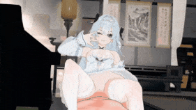 【巨乳 白丝 口交 吞精 手交 乳摇 骑乘 后入 爆操 爆射 喷潮 中出】新作-[深空之眼]-三相·梵天（全裸皮肤差分）-第4张图片-萌站