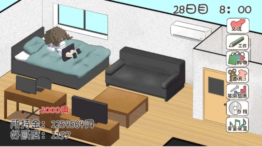 [SLG] 【 PC】和琴羽酱的同居生活精翻汉化完整版