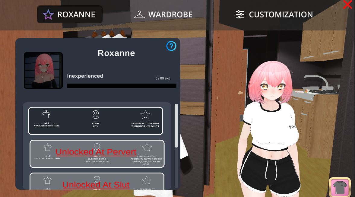 【3D互动AI汉化全动态步兵】高自由度3D露出PLAY Roxanne V0.5 – ENF Game5月赞助步兵版【10G有CV】-第7张图片-萌站
