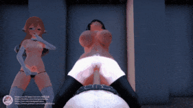 【巨乳 黑丝 乳交 揉乳 口交 吞精 乳摇 骑乘 后入 爆操 爆射 喷潮 中出】新作-[HMV]-Curvaceous Titans Hmv (MMD)-第10张图片-萌站
