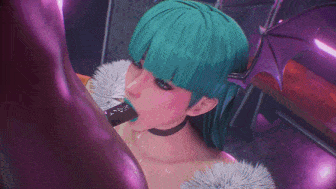 [3D动画/CV] bouquetman 4月新作：莫莉卡+伊芙琳+耀嘉音 性感恶魔女王娴熟口技深喉口爆-第3张图片-萌站