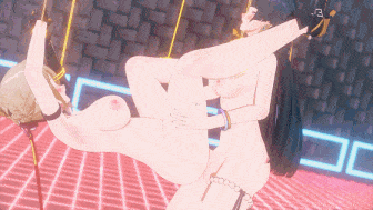 [3D动画/CV] bouquetman 4月新作：莫莉卡+伊芙琳+耀嘉音 性感恶魔女王娴熟口技深喉口爆-第4张图片-萌站