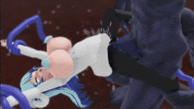 【巨乳 黑丝 巨屌 乳摇 骑乘 后入 爆操 爆射 喷潮 中出】新作-HMV8 R18MMD Deamon SEX!-第26张图片-萌站