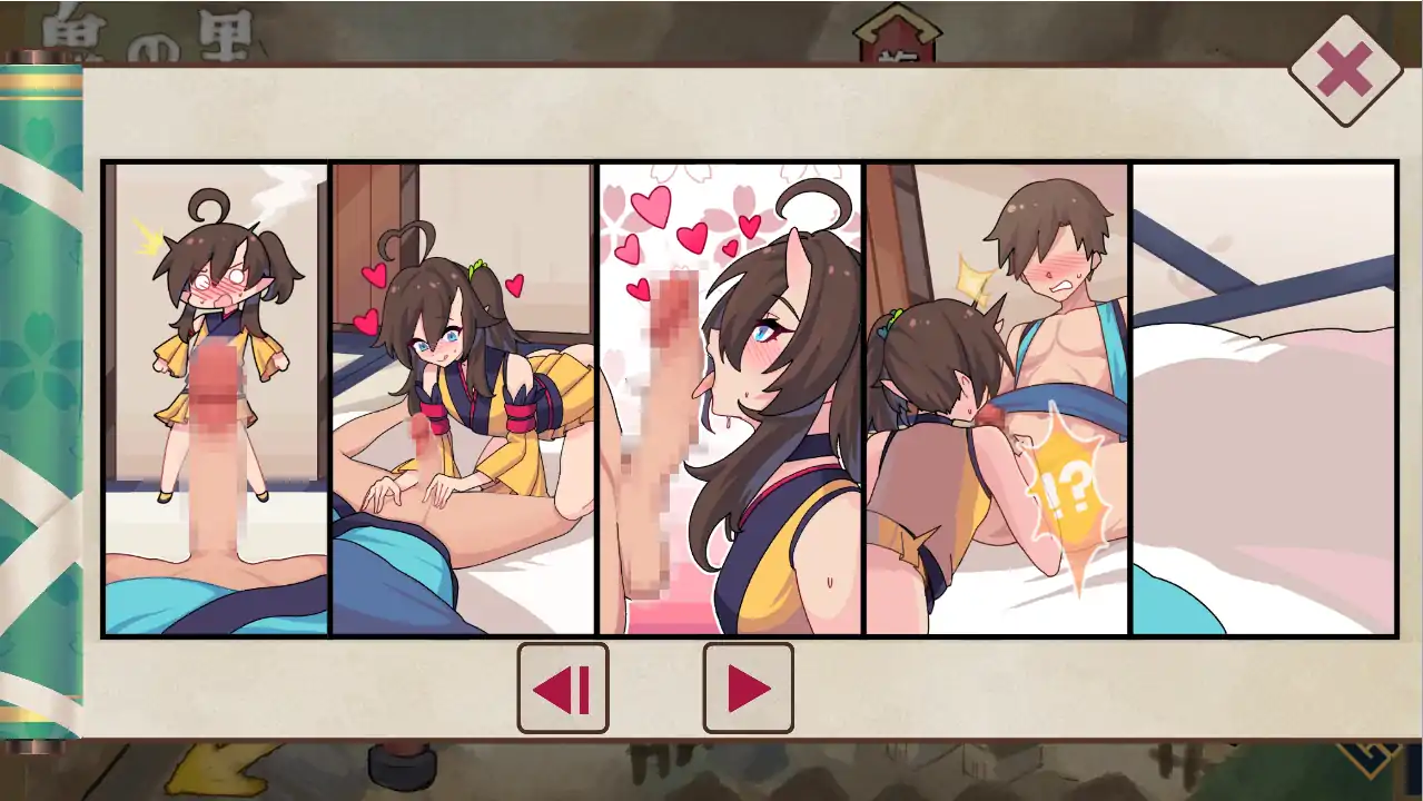  [互动SLG中文全动态] 鬼怪之里 Onigokko 中文特别版+美图术集 电脑5G￼￼-第2张图片-萌站