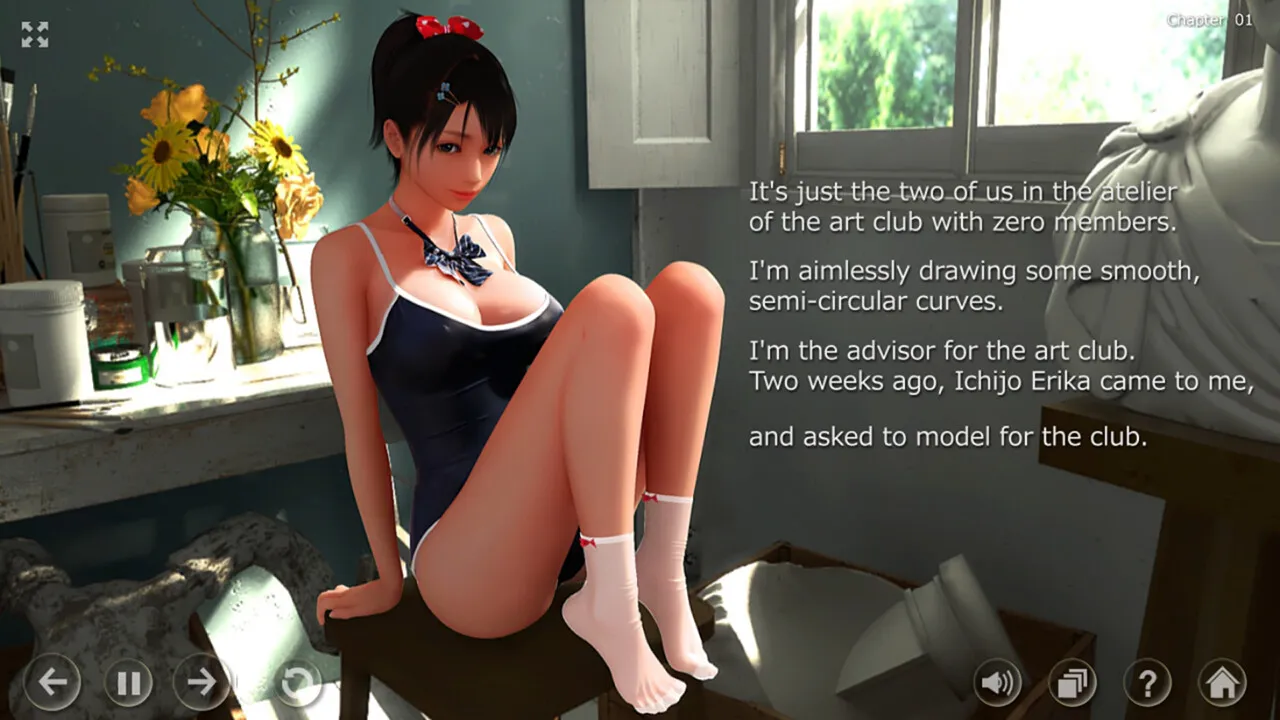 新步兵[互动SLG/3D作品/动态] 秘密画室 秘密のアトリエ v2.0 官方中文步兵版 [6.70G]-第3张图片-萌站