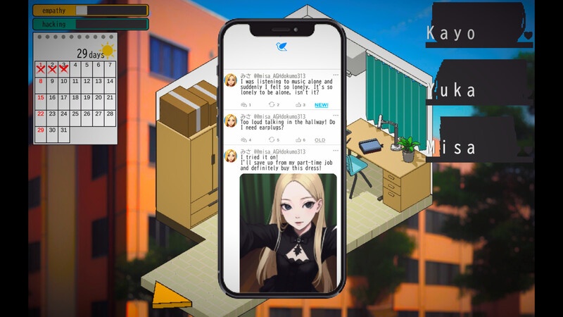 【STeam/官中/动态/像素艺术】东京女大学生：书呆子与蜂王  & Tokyo College Girls : The Nerd & Queen Bees 【PC/Steamapp:3171000】-第5张图片-萌站