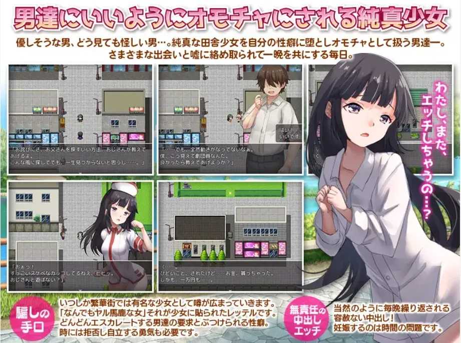 【日式RPG/AI汉化】家出少女-被折磨3个月的流浪生活 家出娘 杏を貪られた3ヶ月路上生活 v1.03 内置AI汉化【400M/新作】-第3张图片-萌站