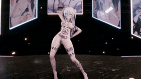 【巨乳 乳摇 舞啪 虫交 后入 肛交 爆操 中出】新作-Blender79【东雪莲-エロ蹲踞ダンス2018】QOS+虫