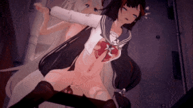 【巨乳 黑丝 JK 扶她 口交 吞精 69式 骑乘 后入 爆操 爆射 喷潮 中出】新作-［幻塔］电磁刃直接上，中专妹受不了-第18张图片-萌站