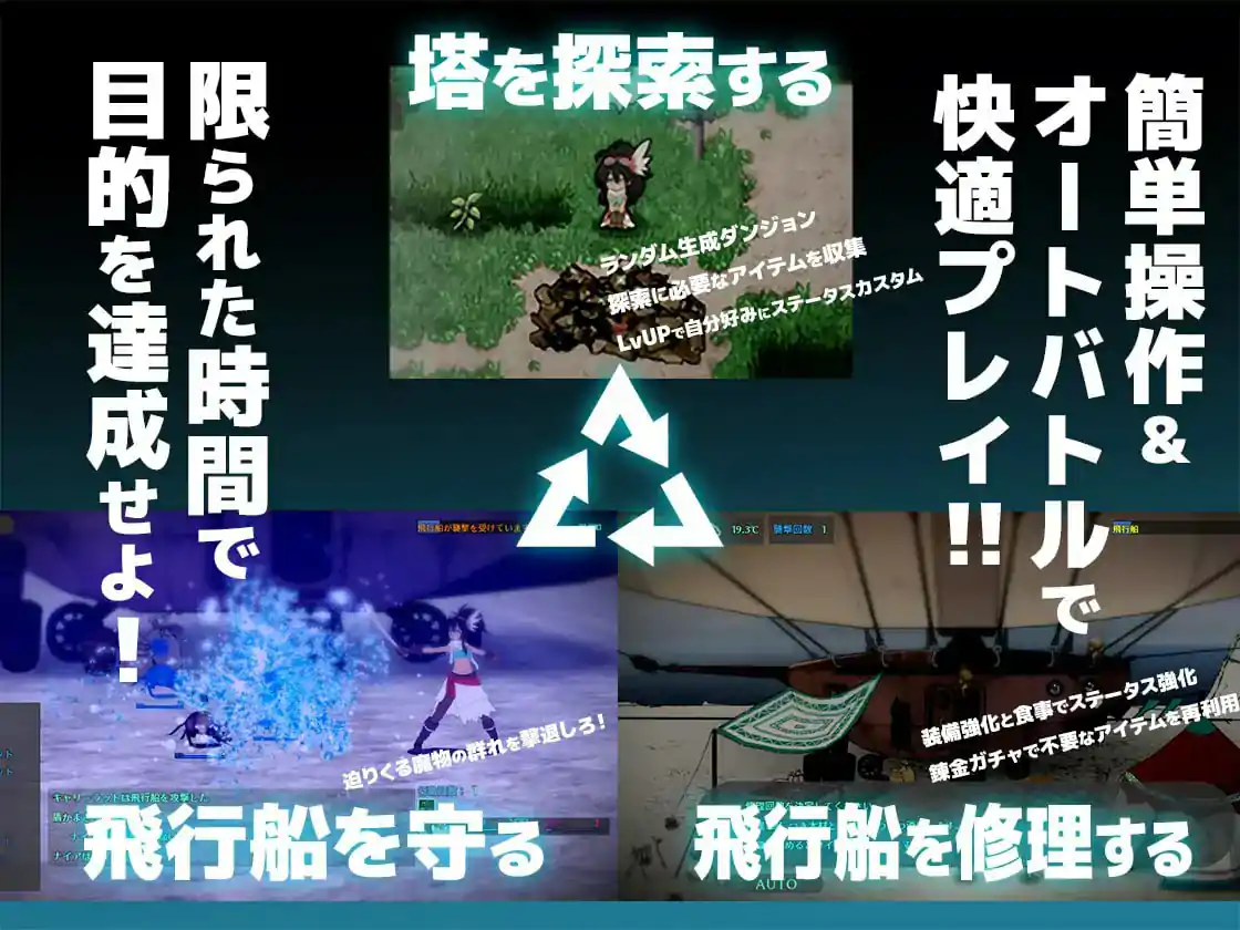  [RPG机翻]-ローグライトRPG- 霧中ノ塔[电脑1.9G]￼￼-第2张图片-萌站