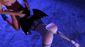 [3D动画/VAM] fengying：‎小恶魔调教 黑丝渔网少女狗爬式后入爆肏 [2K] -第4张图片-萌站