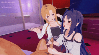 【3D/Gentleman910】5月新作：刀剑神域-結城明日奈与紺野木綿季-第3张图片-萌站