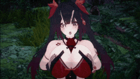 【巨乳 口交 吞精 乳交 喷射 乳摇 骑乘 后入 爆操 爆射 喷潮 中出】新作-[Hilichurl] Sparkle find something interesting-第5张图片-萌站