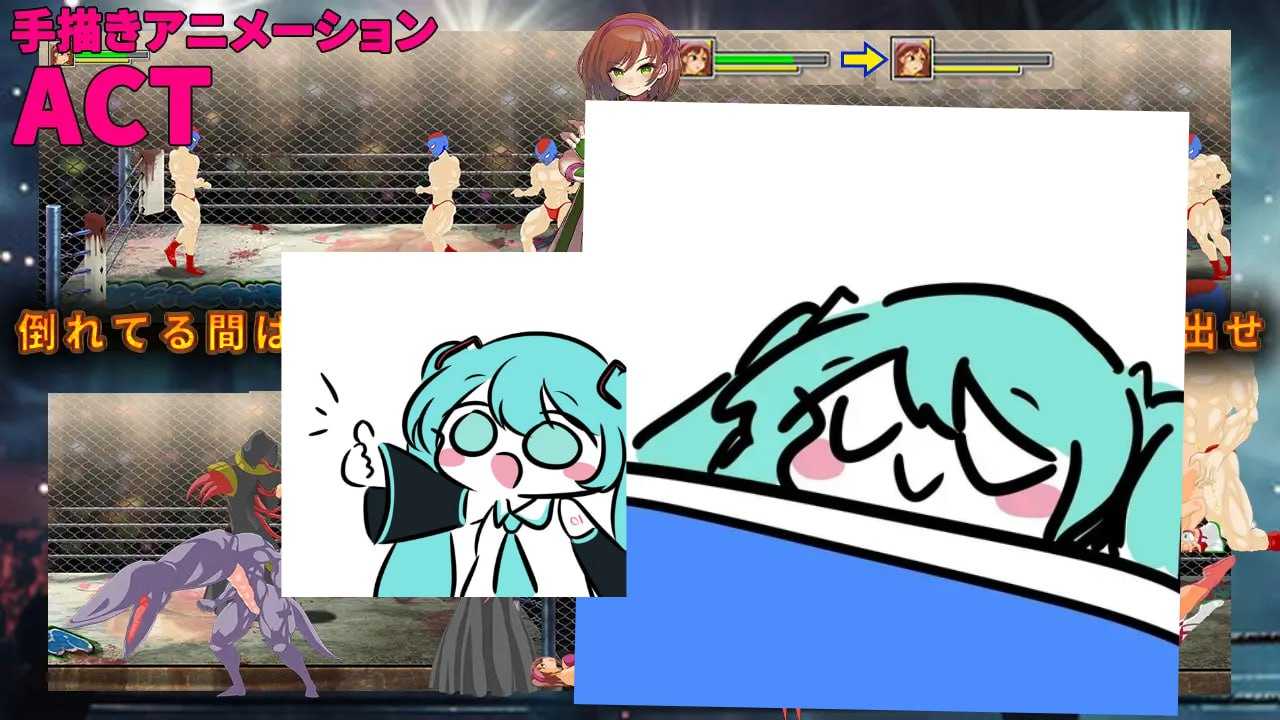 PC/SLG/#女子职业摔角手 鬼头美奈 ～摧毁黑暗摔角界～   #女子プロレスラー ミナ・キサラギ ～闇プロレスを破壊せよ～ 日文生肉版【2025年01月25日 发售】-第3张图片-萌站