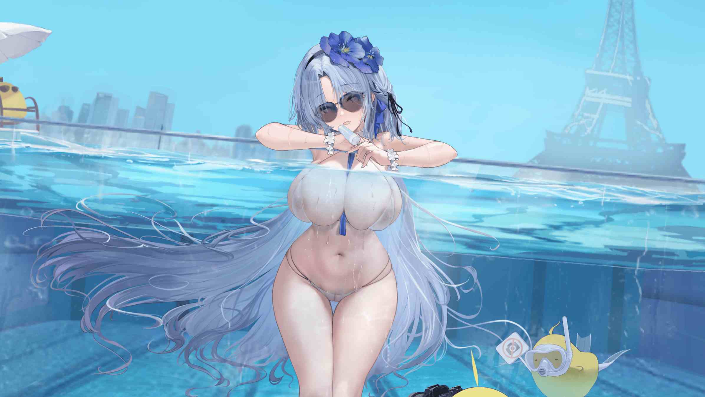 [碧藍航線同人][L2DMOD][色气皮肤] 埃吉爾小可愛阿爾薩斯泳裝白龍旗袍墨加多爾護士維內托泳裝 [度盤][72MB]