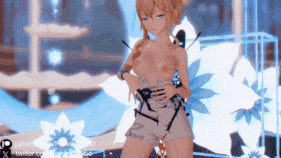 【巨乳 虫交 乳摇 舞啪 后入 爆操 爆射 喷潮 中出】新作-[Insect](Commission) Genshin Impact - Barbara and Jean - Sugar Free-第4张图片-萌站