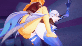 【巨乳 丝袜 巨屌 后入 爆操 爆射 小马拉大车 喷潮 中出】新作-【Genshin Impact】Skirk raped by a Traveler with a big dick