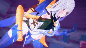 【巨乳 丝袜 巨屌 后入 爆操 爆射 小马拉大车 喷潮 中出】新作-【Genshin Impact】Skirk raped by a Traveler with a big dick-第2张图片-萌站