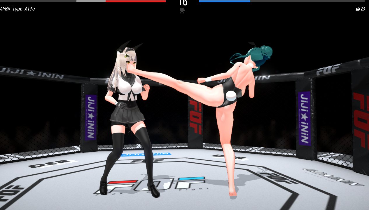[动态3D对战//PC/高自由度扭脸]Fuck or Fight ~少女格斗场