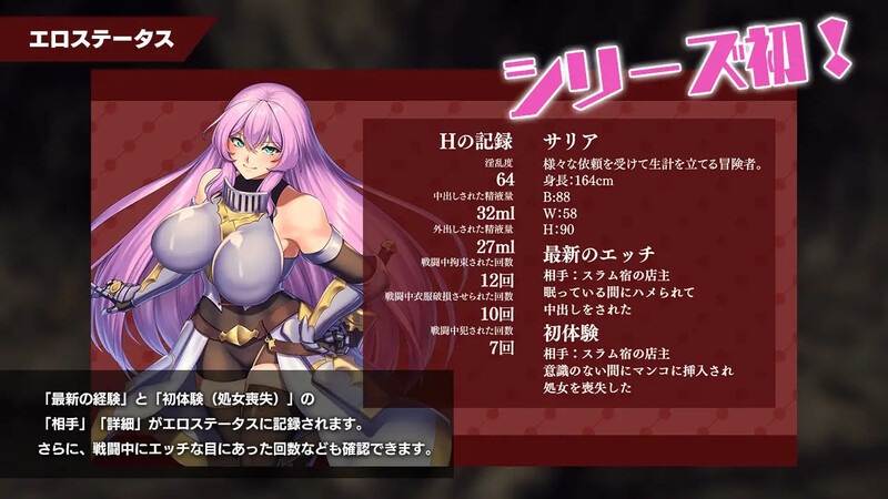 【回合RPG/触手异种X/汉化】萨莉亚和下流事件（サリアと卑猥な出来事）V1.0 机翻汉化-第2张图片-萌站