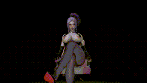 [3D动画/VAM] Borij：韩月埃及猫摇色诱 性感黑丝御姐女王坐椅子摇 [4K60] -第3张图片-萌站