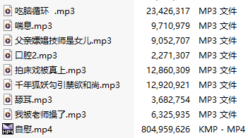 【补档/中文音声/8A+1V】#云朵儿 付费音声&特典合集 【附带本人自慰视频】【MP3版】-第2张图片-萌站