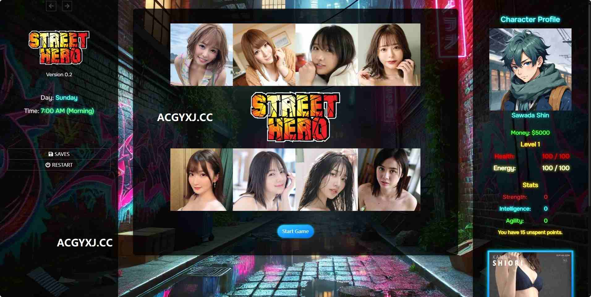  更新[亚洲风HTML/真人/动态] 街头英雄 Street Hero V0.4b 浏览器转中文 [6.80G]-第4张图片-萌站