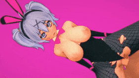 【巨乳 黑丝 兔女郎 乳摇 骑乘 后入 爆操 爆射 喷潮 中出】新作-Hatsune Miku [rabbit hole] ~sex-第5张图片-萌站