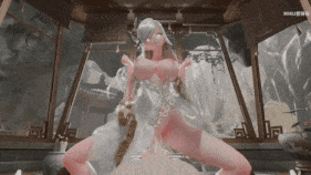 【巨乳 白丝 乳摇 骑乘 爆操 爆射 喷潮 中出】新作-第一视角被淫荡的申鹤榨汁
