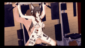 【巨乳 乳摇 扣穴 捆绑 骑乘 后入 爆操 爆射 喷潮 中出】新作-【HSR】【QOS】【NTR】淫堕骚狐停云的出轨乱交日记♠-第24张图片-萌站