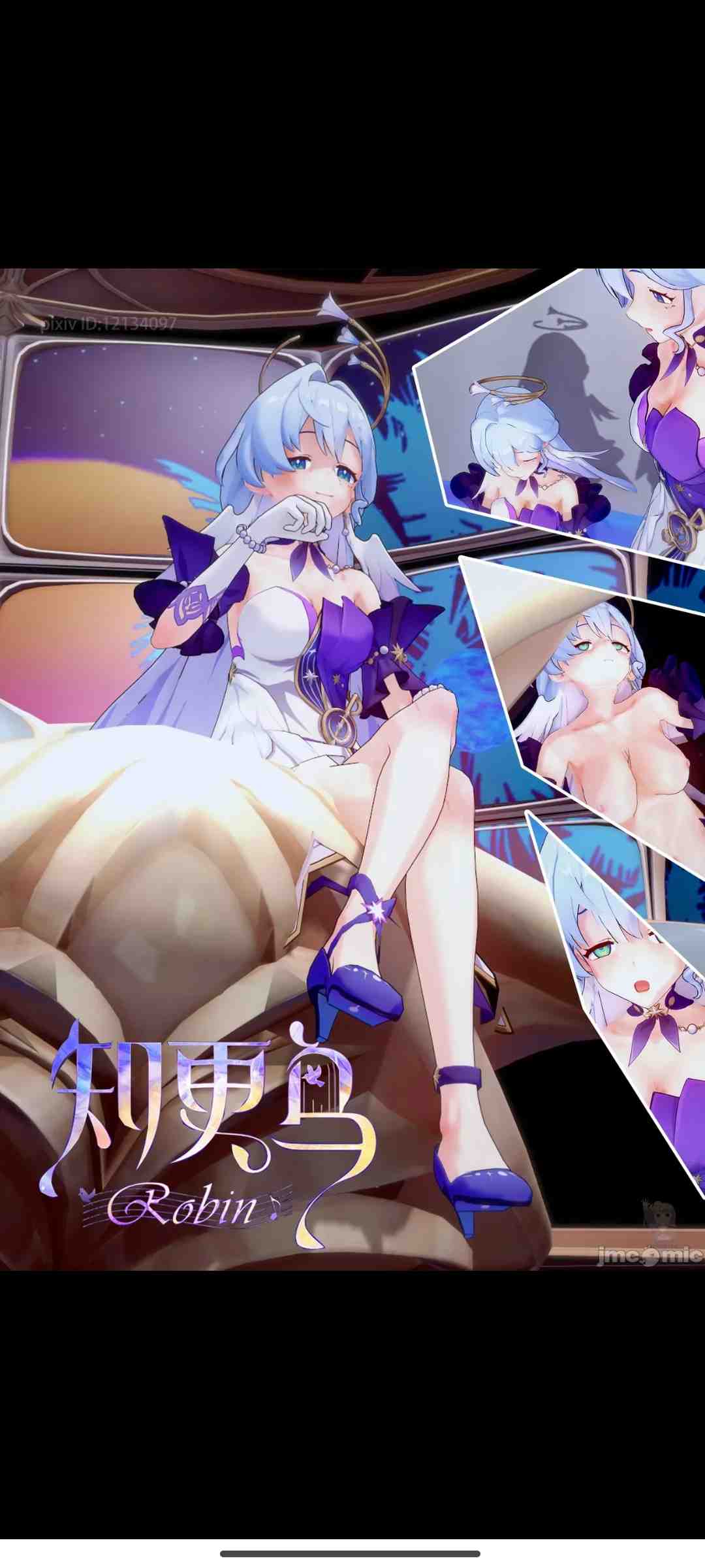 大明星知更鸟穿上黑丝（含皮物）-第2张图片-萌站