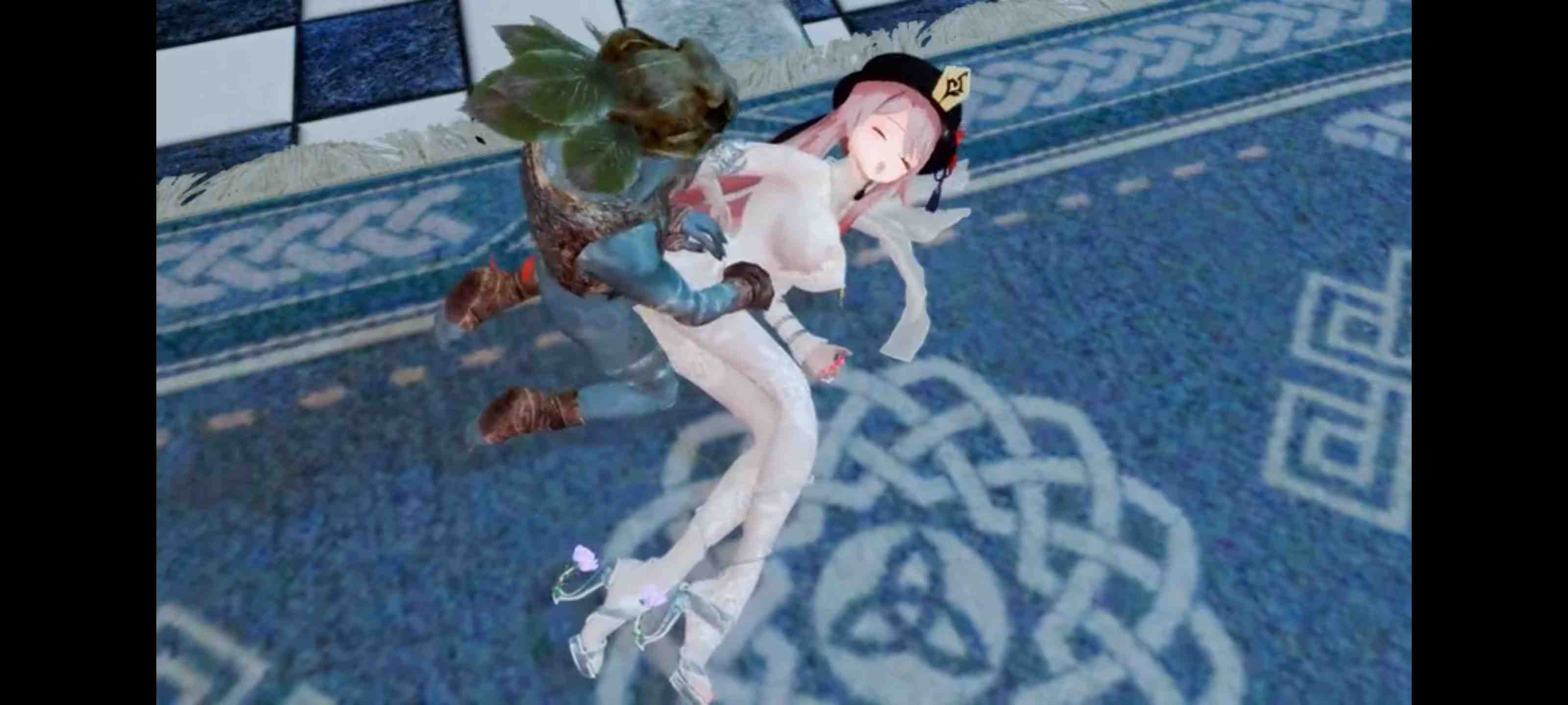 连体白丝胡桃